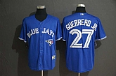 Blue Jays 27 Vladimir Guerrero Jr. Royal Cool Base Jersey (1),baseball caps,new era cap wholesale,wholesale hats